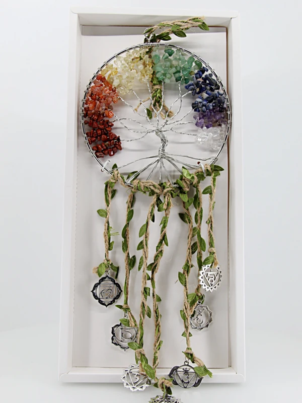 O caça sonhos tem no centro a Árvore da Vida