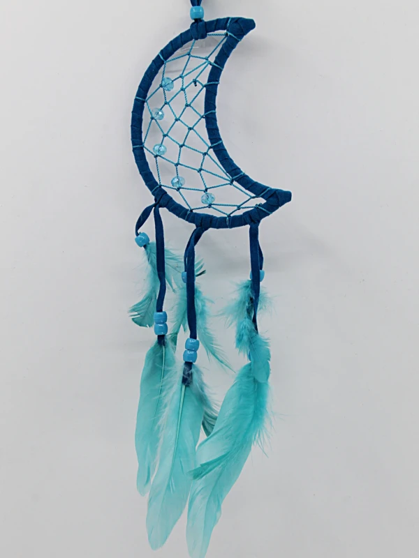 O Caça-Sonhos Meia Lua simboliza proteção