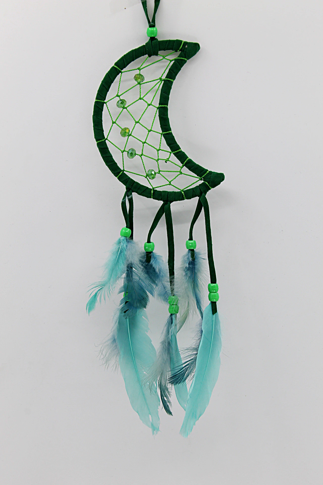 O Caça-Sonhos Meia Lua simboliza proteção