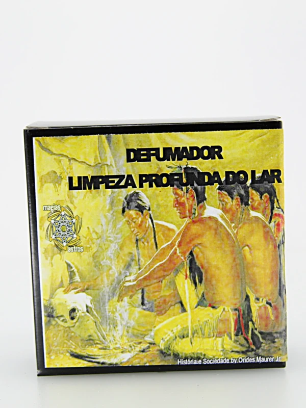 O Defumador caixa serve para limpeza energética e elevação vibratória