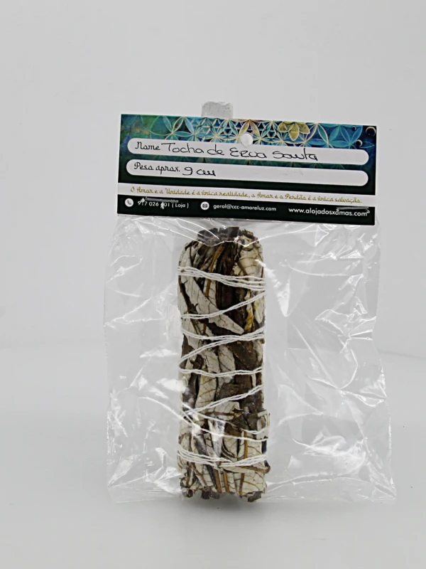 A tocha de erva santa (Eriodictyon californicum) é proveniente dos povos indígenas da América do Norte e alguns países da América Latina.