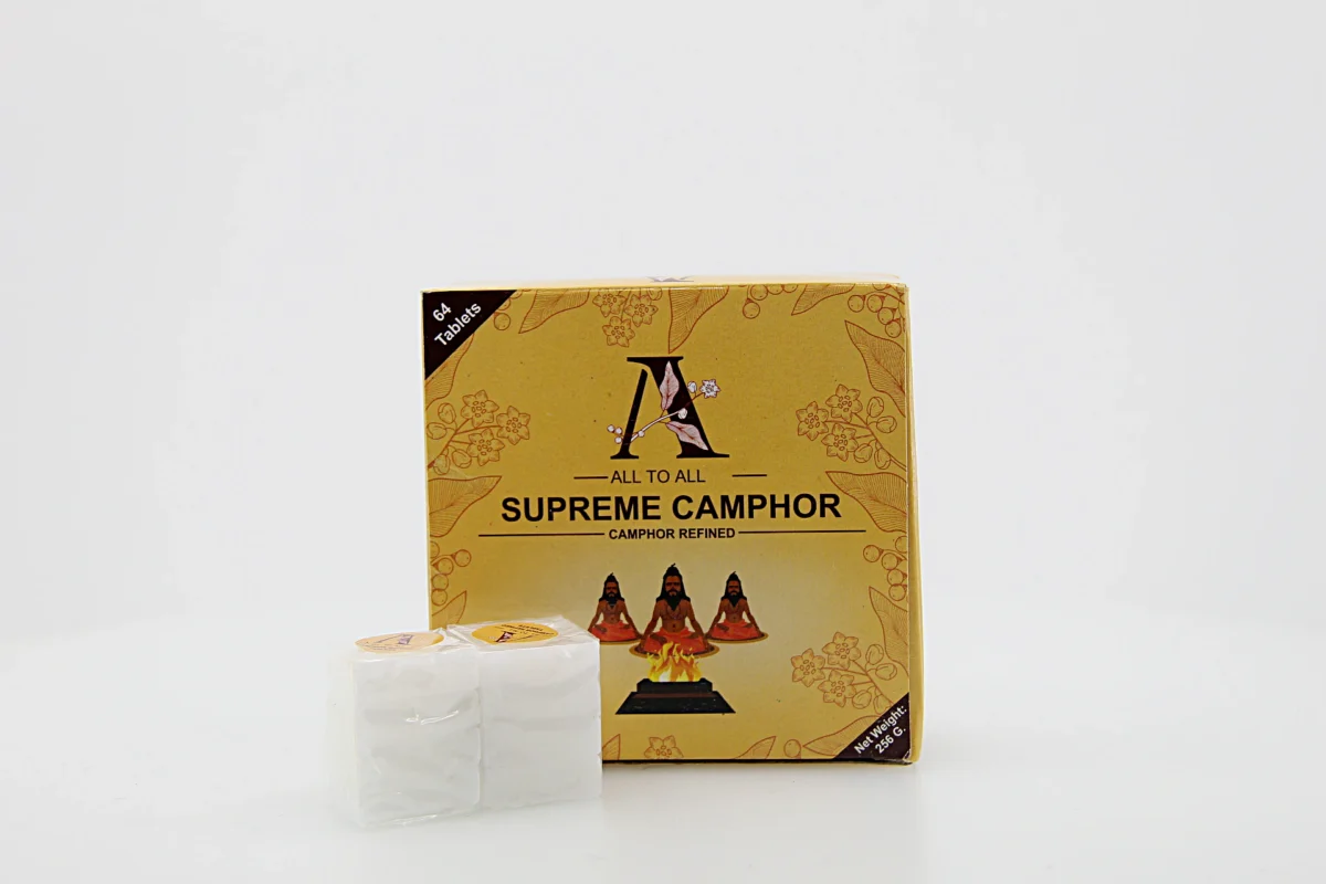 A cânfora é considerada um símbolo de pureza espiritual e limpeza energética.