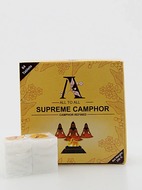 A cânfora é considerada um símbolo de pureza espiritual e limpeza energética.