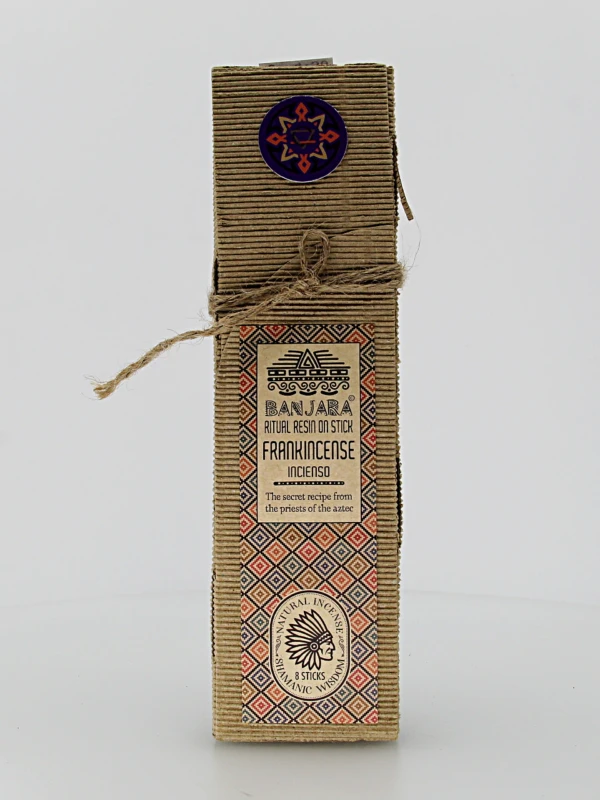 O incenso Banjara é originário da Índia e produzido artesanalmente por artesãos da comunidade tribal Banjara