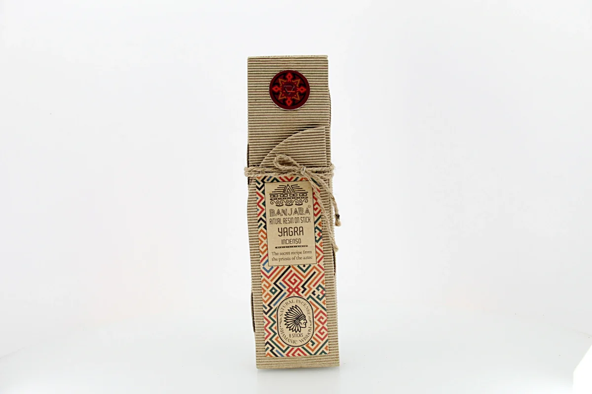 O incenso Banjara é originário da Índia e produzido artesanalmente por artesãos da comunidade tribal Banjara