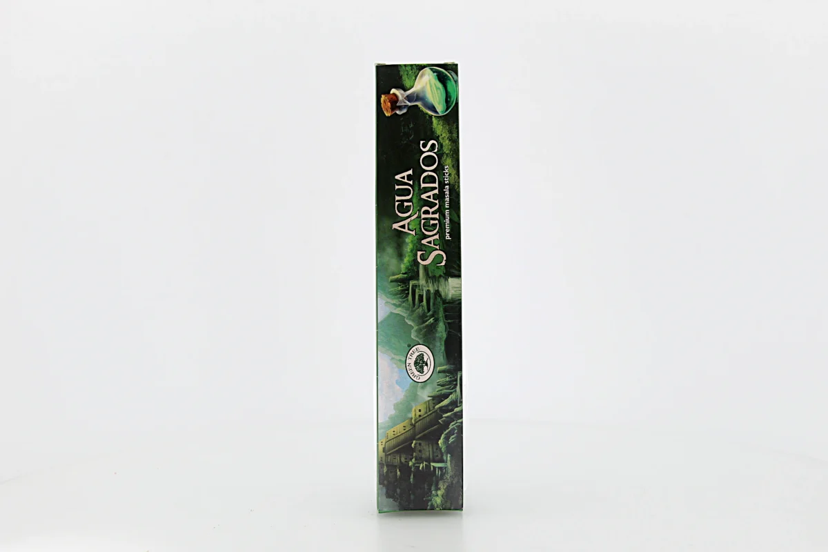 O incenso Green Tree Águas Sagradas é originário da Índia e produzido com ingredientes 100% naturais.
