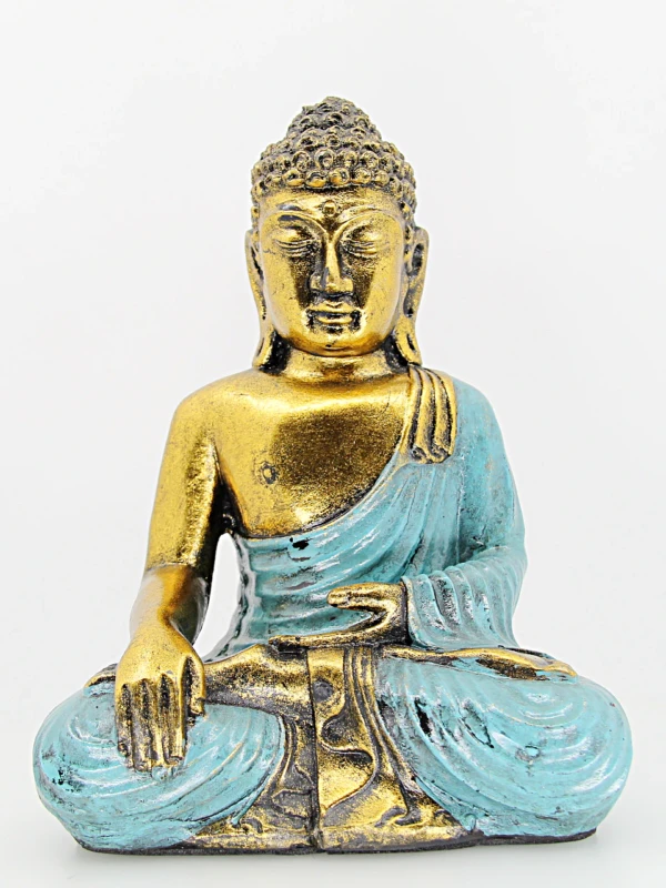 A estátua de Buda traz paz e serenidade a qualquer espaço. Simboliza sabedoria