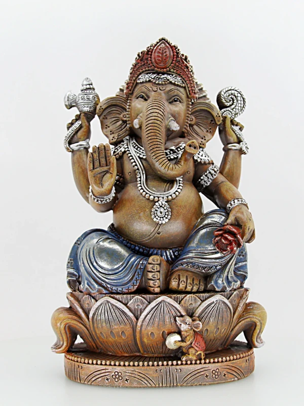 Ganesha une espiritualidade e elegância na decoração.