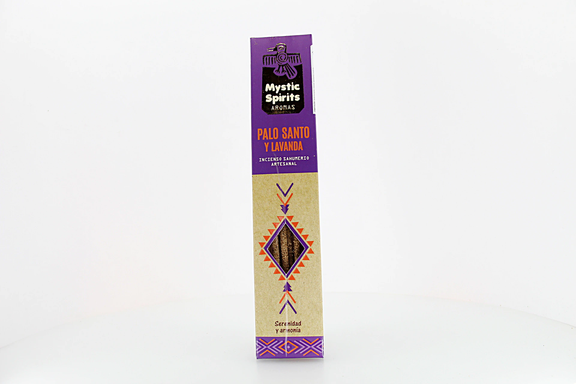 O incenso Mystic Spirits Pau Santo & Lavanda combina madeiras sagradas com a suavidade da lavanda.