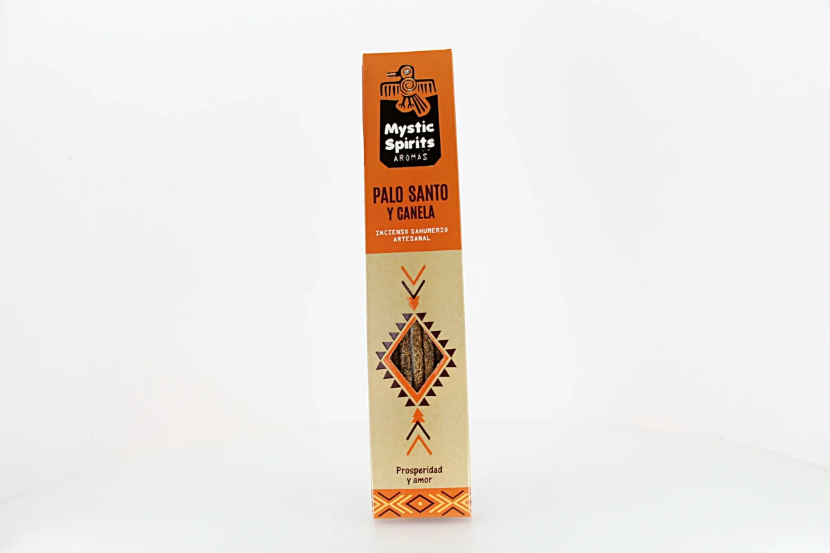 O incenso Mystic Spirits Pau Santo & Canela combina madeiras sagradas com a energia vibrante da canela.