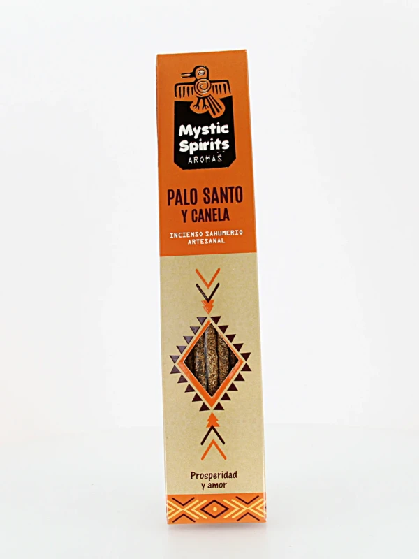 O incenso Mystic Spirits Pau Santo & Canela combina madeiras sagradas com a energia vibrante da canela.