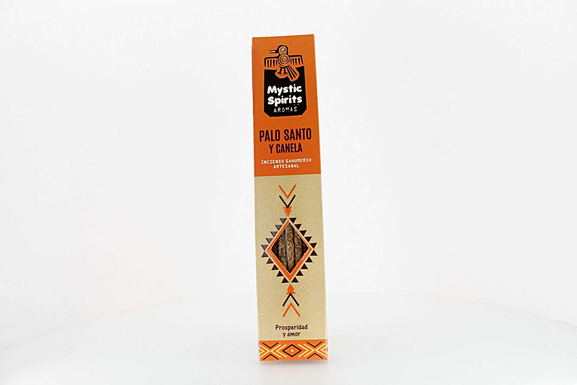 O incenso Mystic Spirits Pau Santo & Canela combina madeiras sagradas com a energia vibrante da canela.