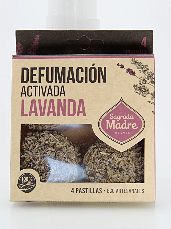As pastilhas de defumação ativada Lavanda servem para energização espiritual através da defumação