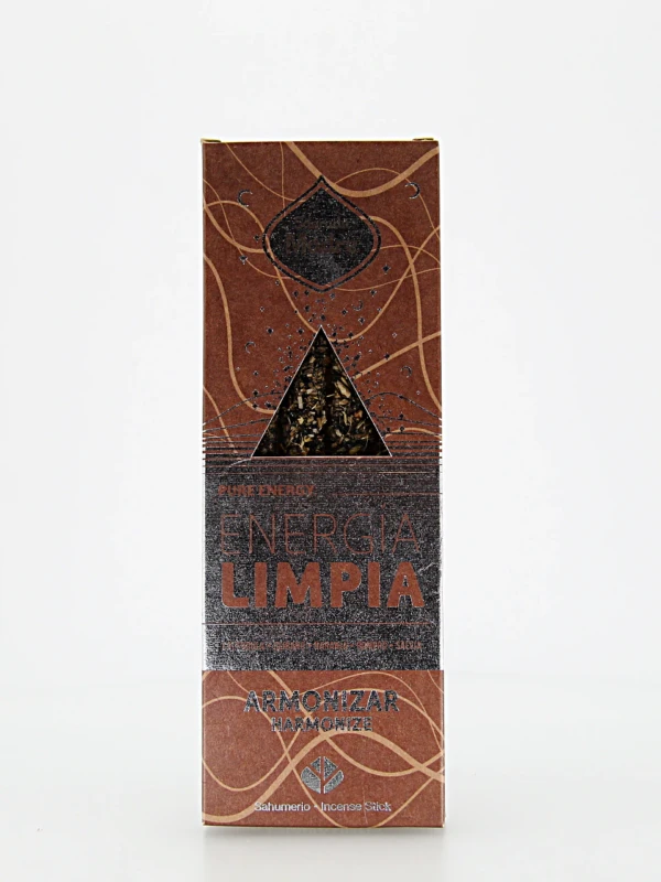 A linha de incensos energia limpa foi criada