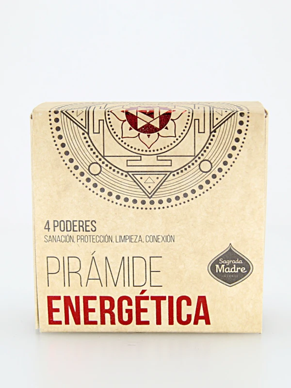 A Pirâmide Energética 4 Poderes Olíbano é um incenso artesanal