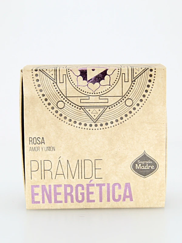 A Pirâmide Energética Rosa é um incenso artesanal