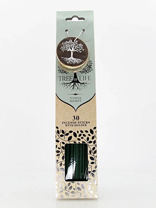 O incenso Tree of Life Mercado de Flores Verde Claro