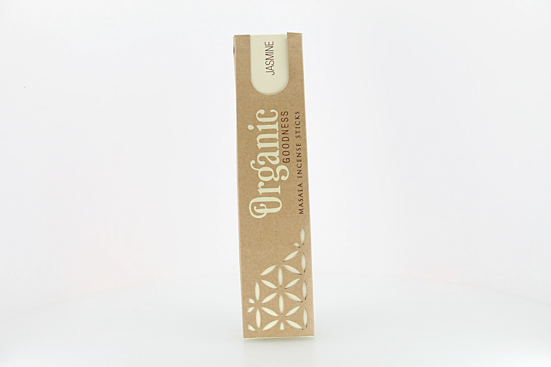 O incenso Orgânico Jasmim é produzido na Índia com ingredientes naturais e sustentáveis