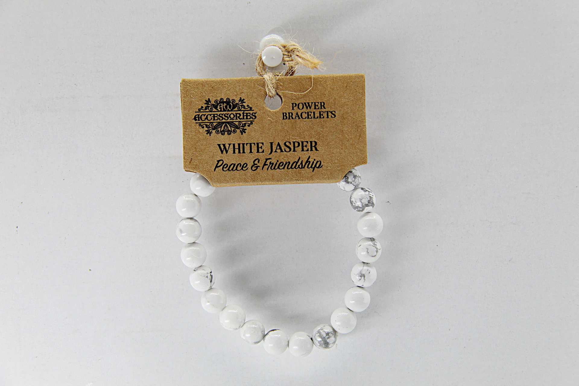 Pulseira de energia com jaspe branca é conhecida por promover tranquilidade