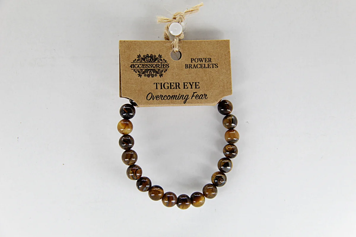 Pulseira de energia com olho de tigre