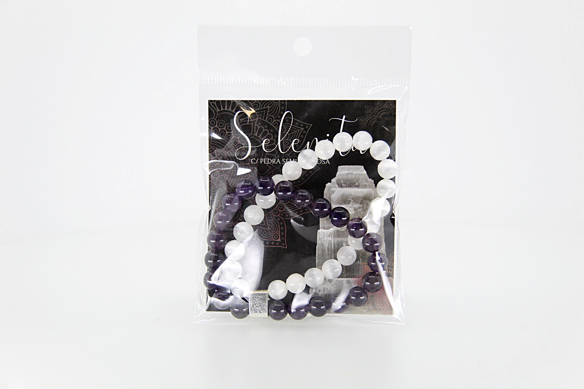 A junção da pedra selenita