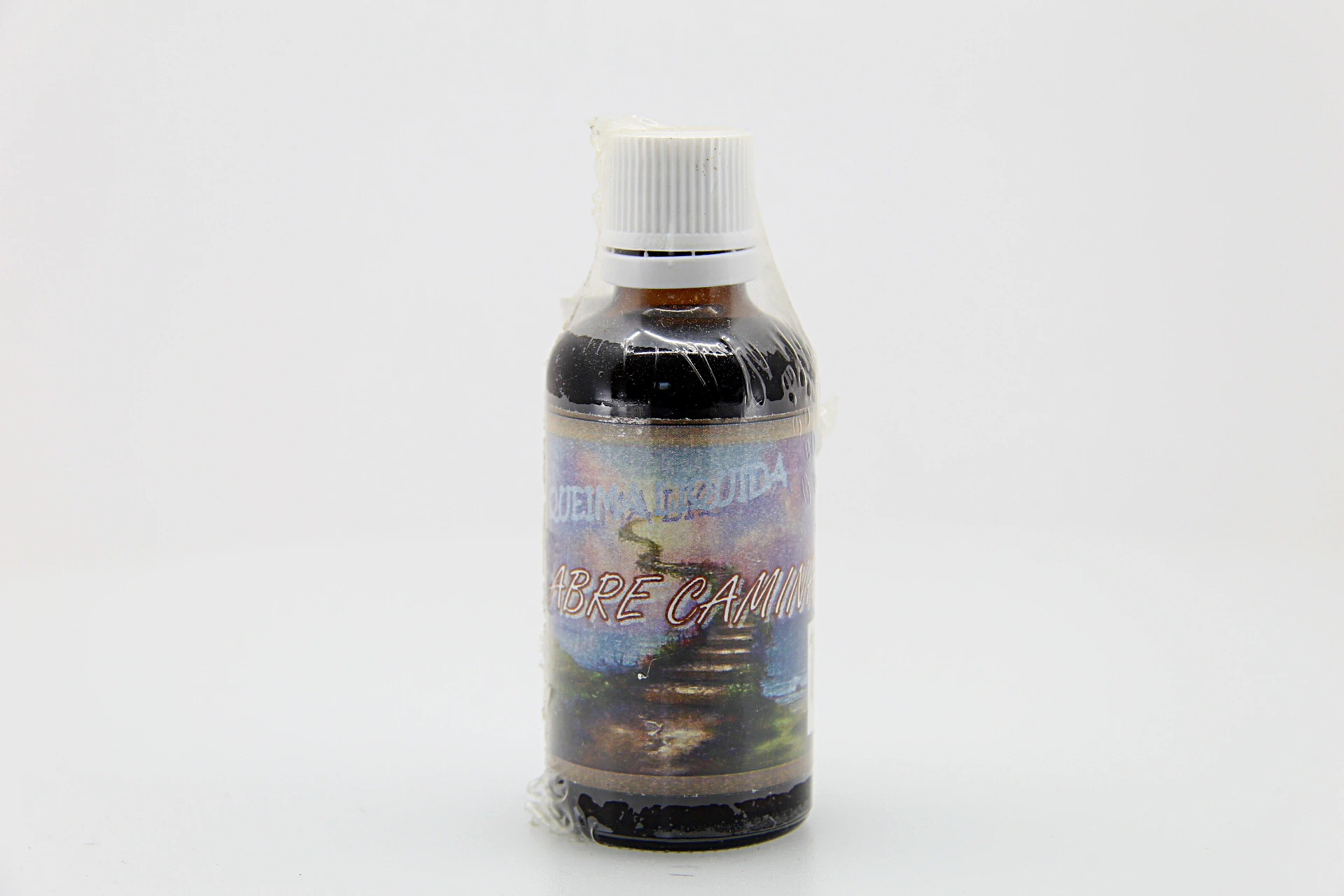 Frasco de essência líquida indicado exclusivamente para rituais de abertura de caminhos