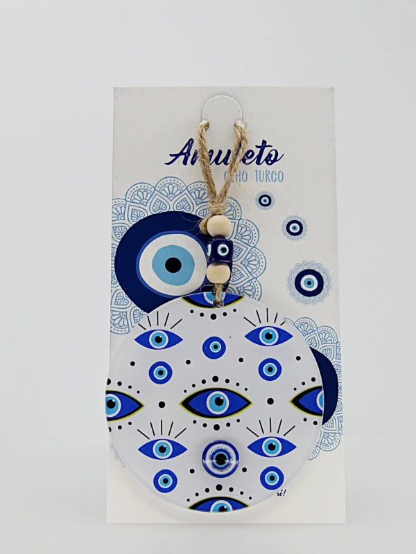 O Olho Turco é um amuleto ancestral que protege contra energias negativas e atrai boa sorte.