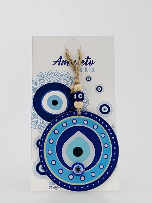 O Olho Turco é um amuleto ancestral que protege contra energias negativas e atrai boa sorte.