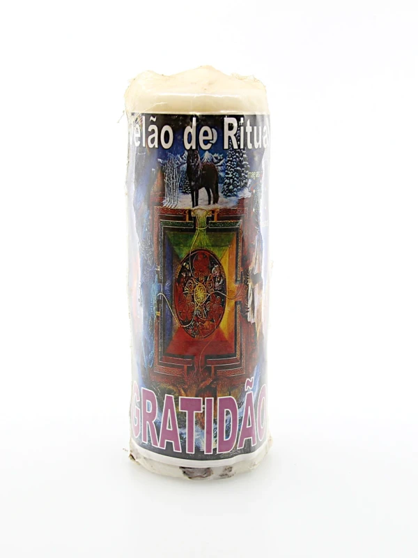 Velão artesanal destinado a rituais de gratidão e harmonização espiritual.