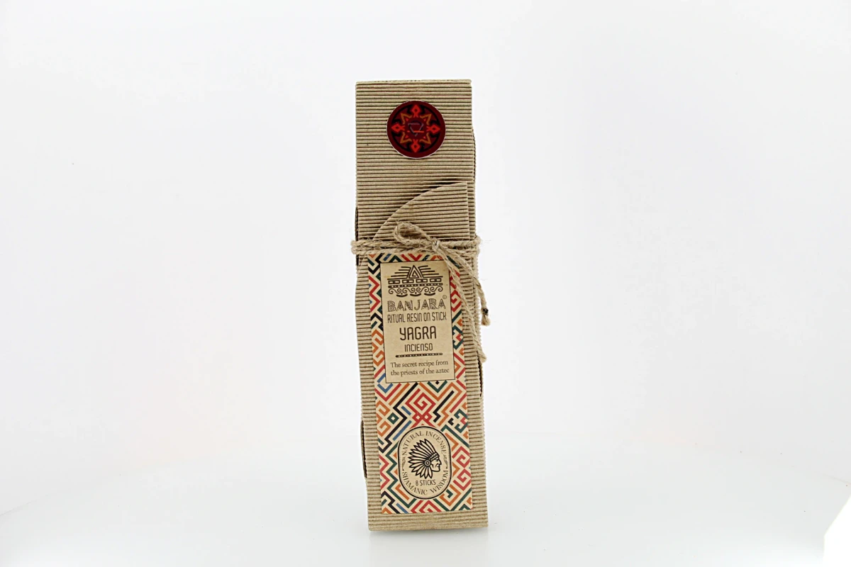 O incenso Banjara é originário da Índia e produzido artesanalmente por artesãos da comunidade tribal Banjara