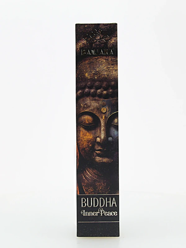 O incenso Banjara Buda é originário da Índia e produzido artesanalmente por artesãos da comunidade tribal Banjara