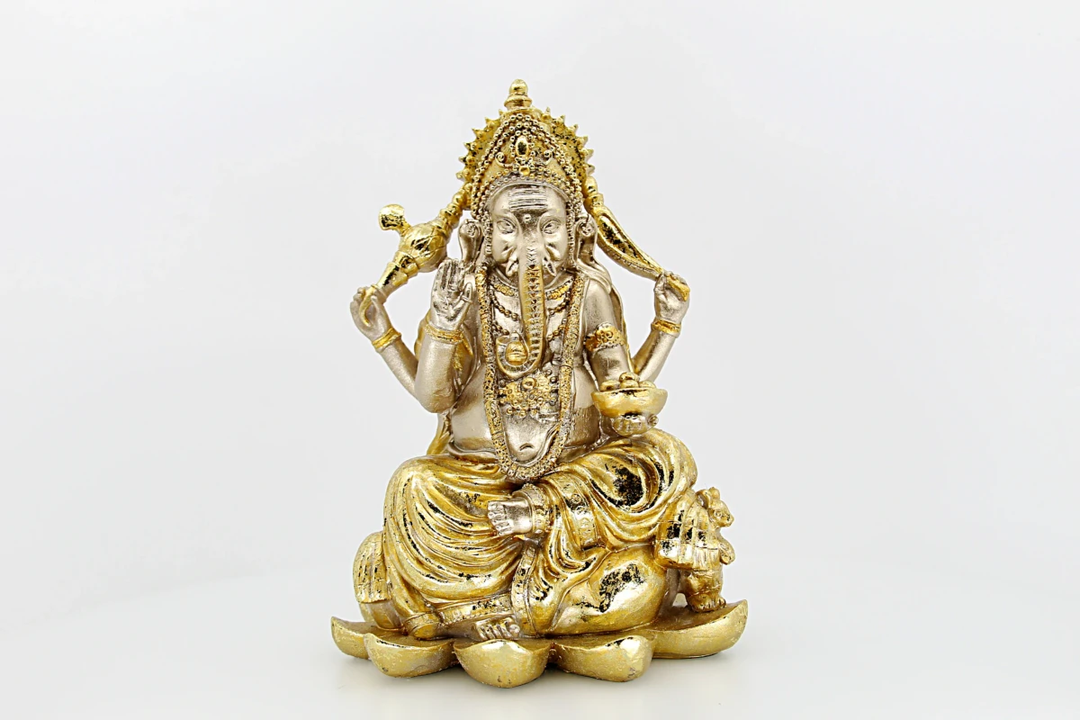 Ganesha une espiritualidade e elegância na decoração.