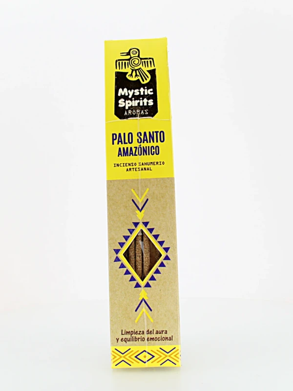 O incenso Mystic Spirits Pau Santo é elaborado com madeiras sagradas