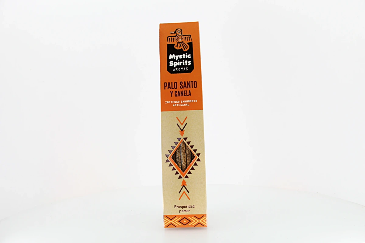 O incenso Mystic Spirits Pau Santo & Canela combina madeiras sagradas com a energia vibrante da canela.