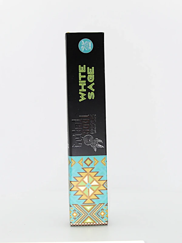 O incenso Tribal Soul Sálvia Branca é elaborado com ingredientes naturais