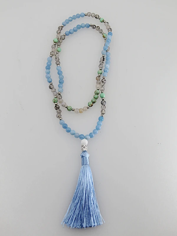 Um japamala é um cordão de contas utilizado na meditação