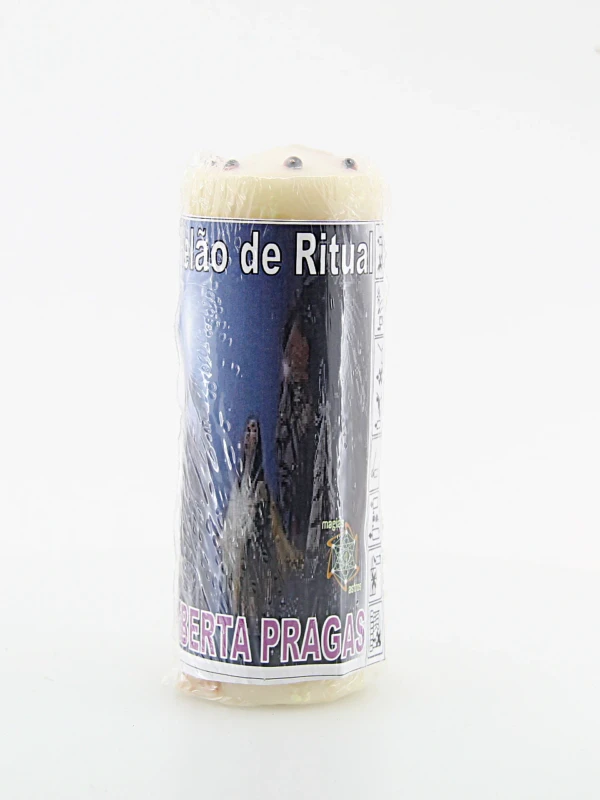 Velão artesanal destinado a rituais de afastamento de influências negativas e pragas espirituais.